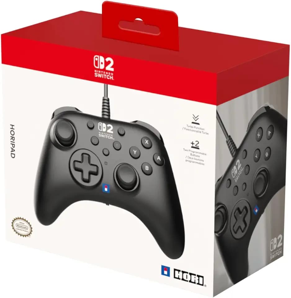 HORI HORIPAD Turbo (Black) for Nintendo Switch 2