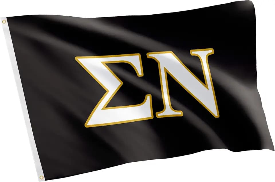 Desert Cactus Sigma Nu Fraternity Flag - Greek Banner, Large 3x5 feet - for Decor, Events, and Sig Nu Pride Display (Letter)