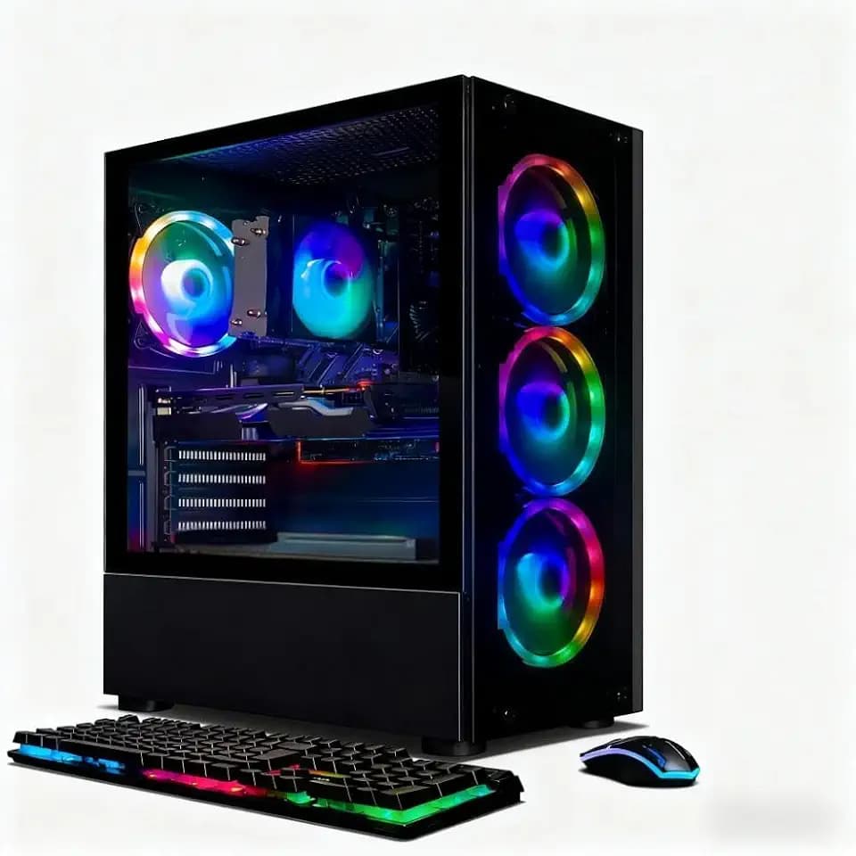 STGAubron Gaming PC Desktop,R5 2600,RTX 2060 6G,16G DDR4,512G SSD