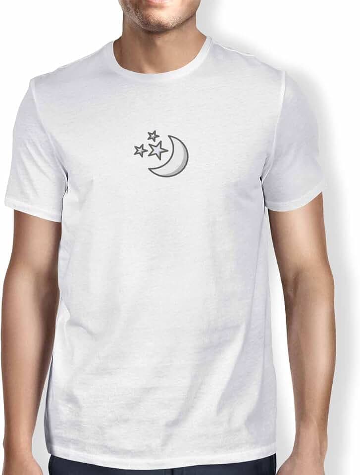 Green Fish, Basic Herren T-Shirt, 100% Baumwolle, Regular Fit, Digital Icon Printed, Größe: S, Farbe: Weiß