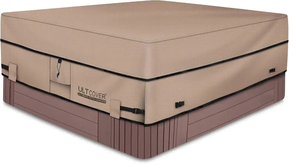 ULTCOVER Waterproof Square Hot Tub SPA Cover 95 inch