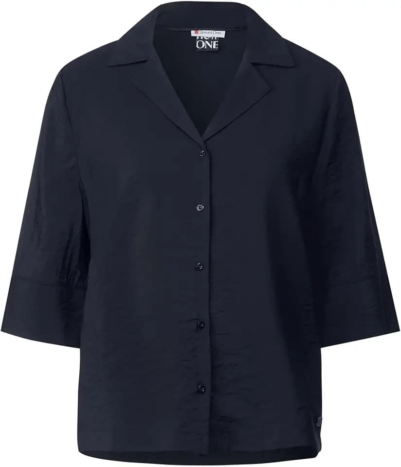 Street One Damen Bluse mit 3/4 Arm deep Blue 46