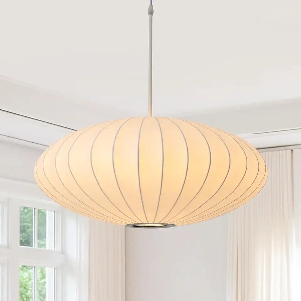 20" Lantern Pendant Lights Japanese Wabi Sabi Chandelier