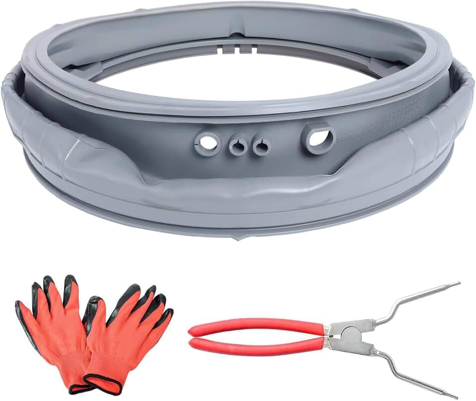MDS47123608 WM8100HVA Washer Door Boot Gasket Seal Parts Compatible with LG Kenmore Washing Machine WM8000HVA/HWA, WM4070HVA/HWA,WM4270HWA, Replace AP5668418, 2673936, PS6448330