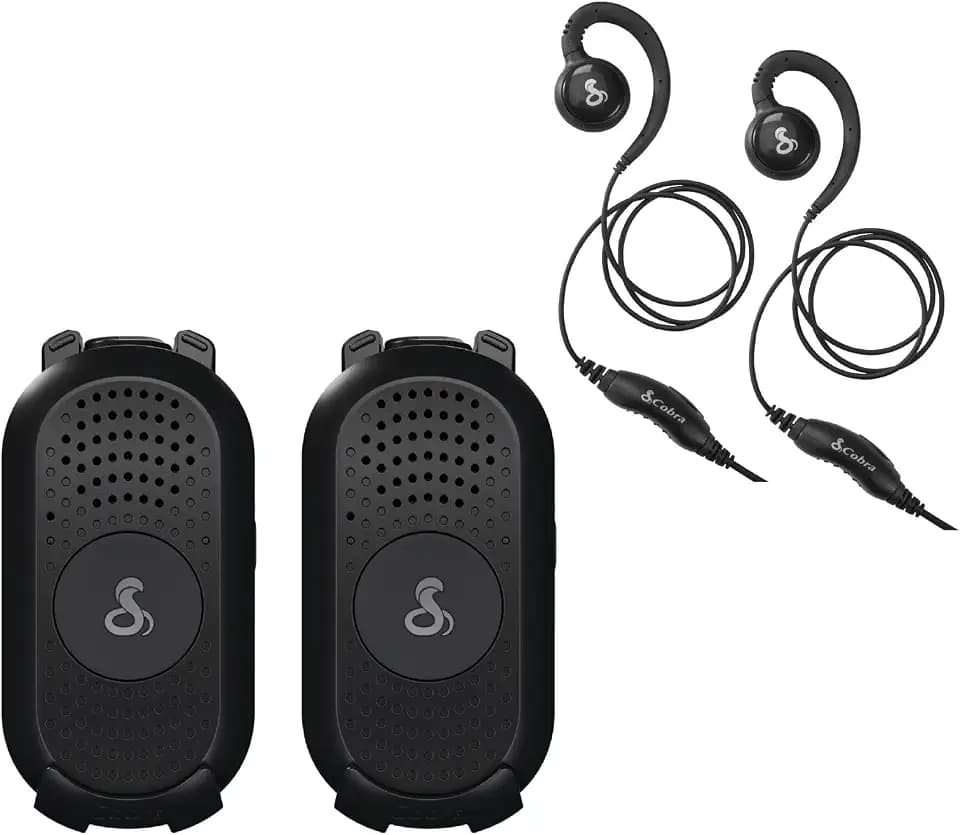 Cobra PX280 Compact Portable FRS Two-Way Radios, IP54 Certified Durability