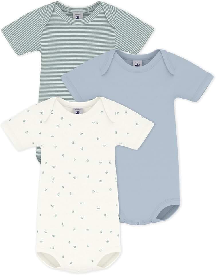Petit Bateau Unisex Baby A0fqk Unterwäsche für den Tag (3er Pack)