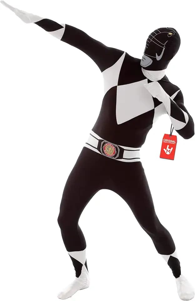 Morphsuits Black Power Ranger Costume, Halloween Costumes Adult