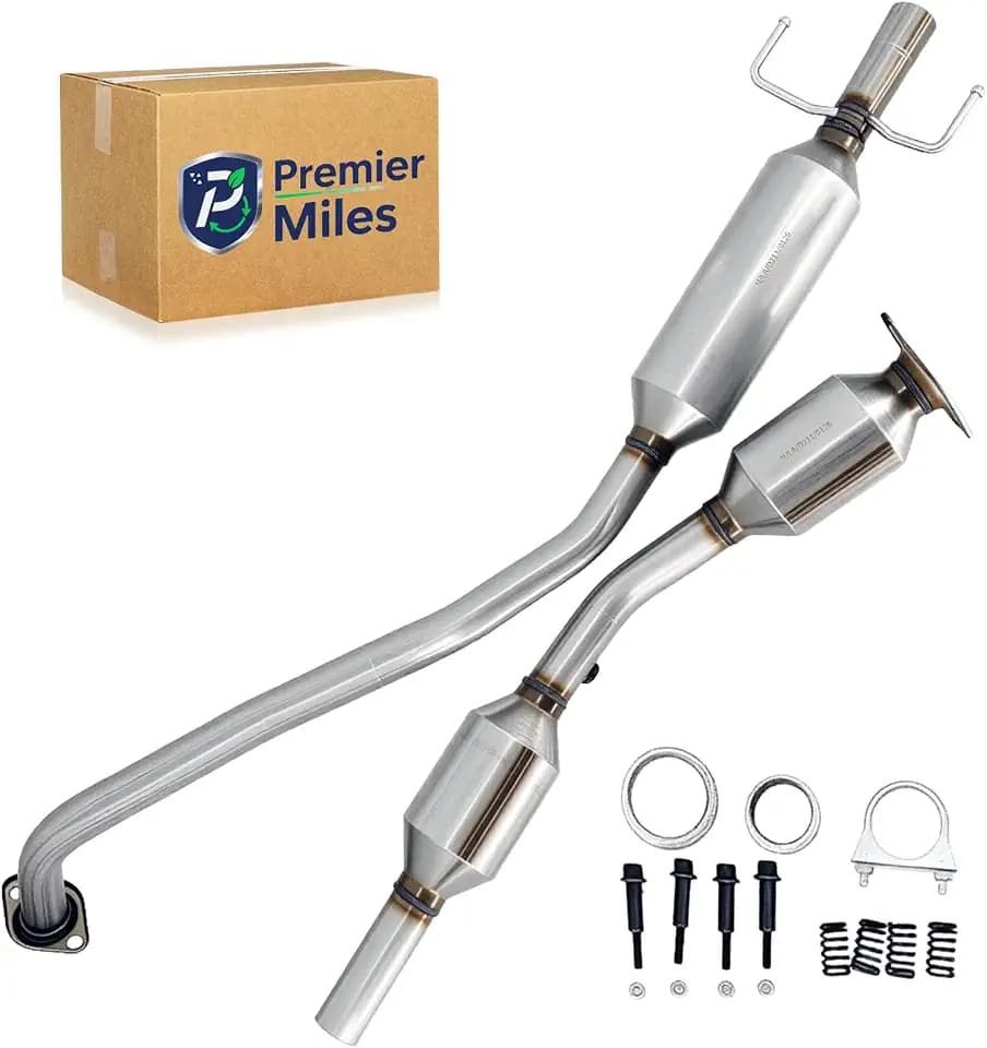 Catalytic Converter Compatible with Toyota Corolla 2003-2008, Toyota Matrix 2003-2008, Pontiac Vibe 2003-2008 1.8L Complete Unit (EPA Compliant)