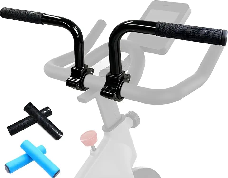 Handlebar Extenders for Peloton Bike, Universal Exercise Bike Handlebar Extension for Indoor Cycling, Treadmill, Wheelchair, Stroller - Relieve Back Pain