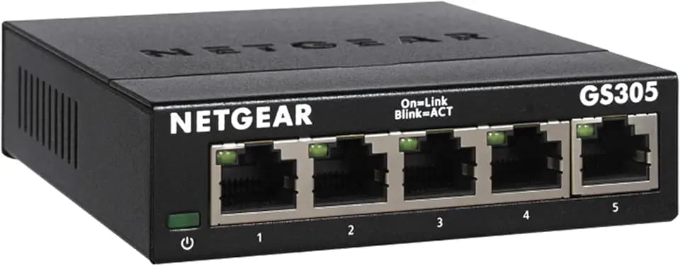 NETGEAR 5-Port Gigabit Ethernet Unmanaged Network Switch (GS305)