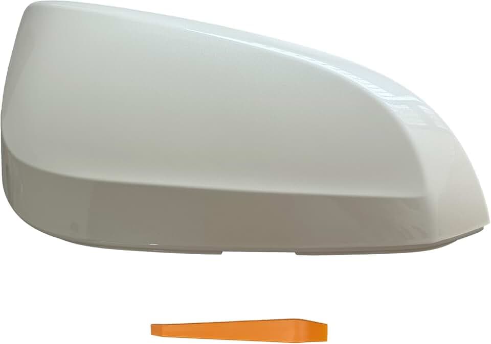 Mirror Cap Compatible with 2013-2018 Toyota RAV4 VIN J, Right, White 070