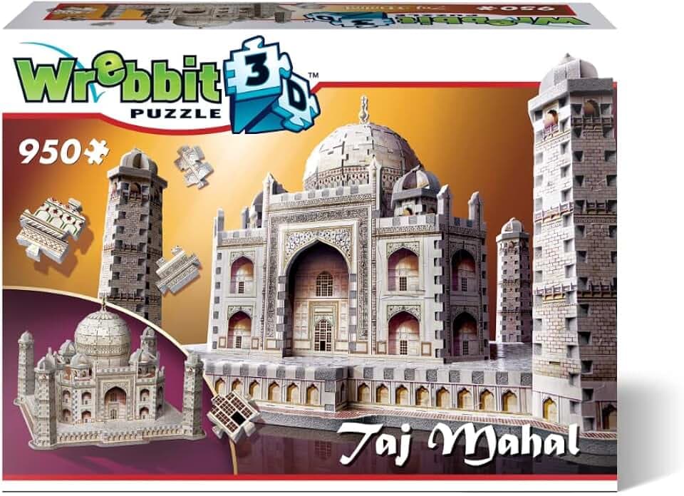 Wrebbit3D , Taj Mahal (950pc) , 3D Puzzle , Ages 8+