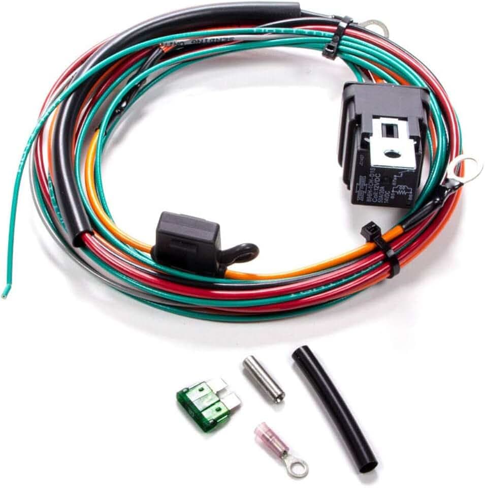 Be Cool Fan Wiring Harness, Relay, 12V, 40 amps Relay, Terminals / Fuses, Be Cool / Spal amps Connection Fans, Kit
