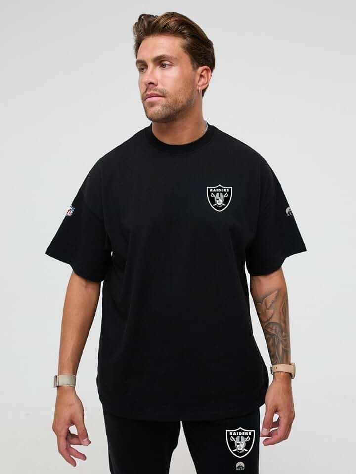 OOSC Herren Las Vegas Raiders T-Shirt T-Shirt (1er Pack)