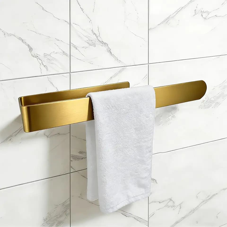Handtuchhalter Gold Ohne Bohren 304 Edelstahl Handtuch Stange Badezimmer