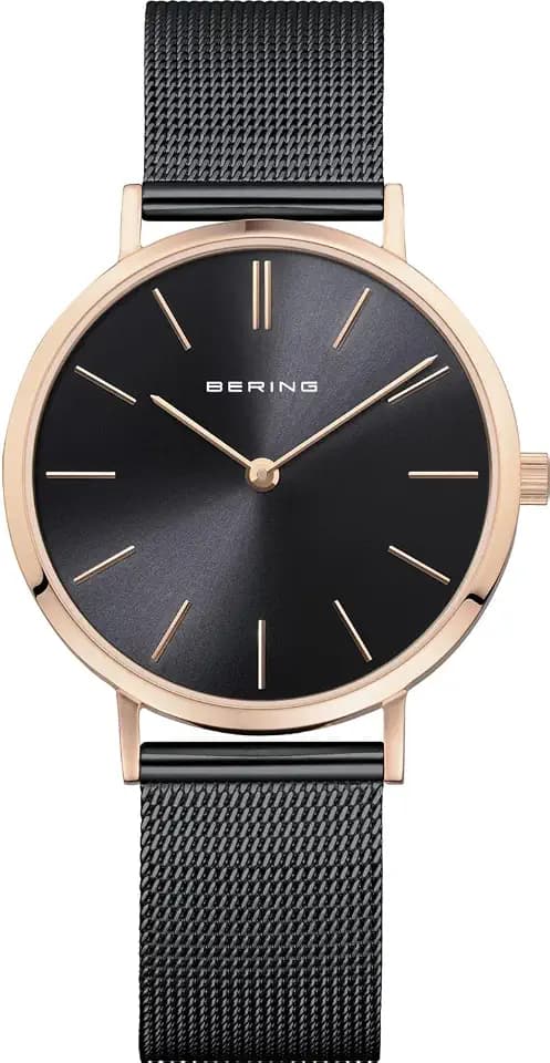 Bering Women's Quartz Watch | 34mm Case | Wristwatch with Stainless Steel Case | Classic Collection | 13434 | 14134