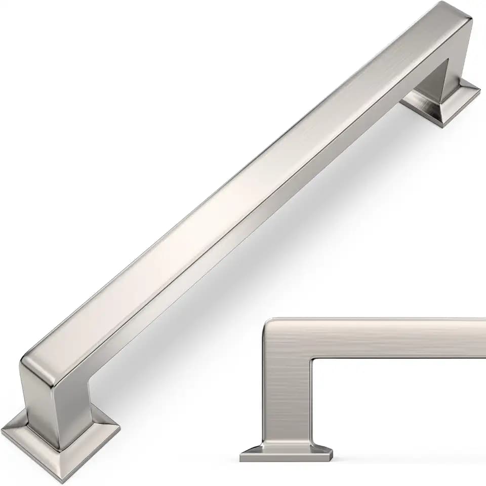 Brushed Nickel Cabinet Pulls, 6-1/4 Inch(160 mm), 10 Pack