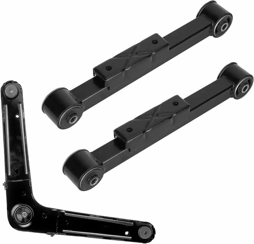 4PCS Rear Upper + Lower Control Arms Suspension Kits Fits for Jeep Liberty 2002 2003 2004 2005 2006 2007
