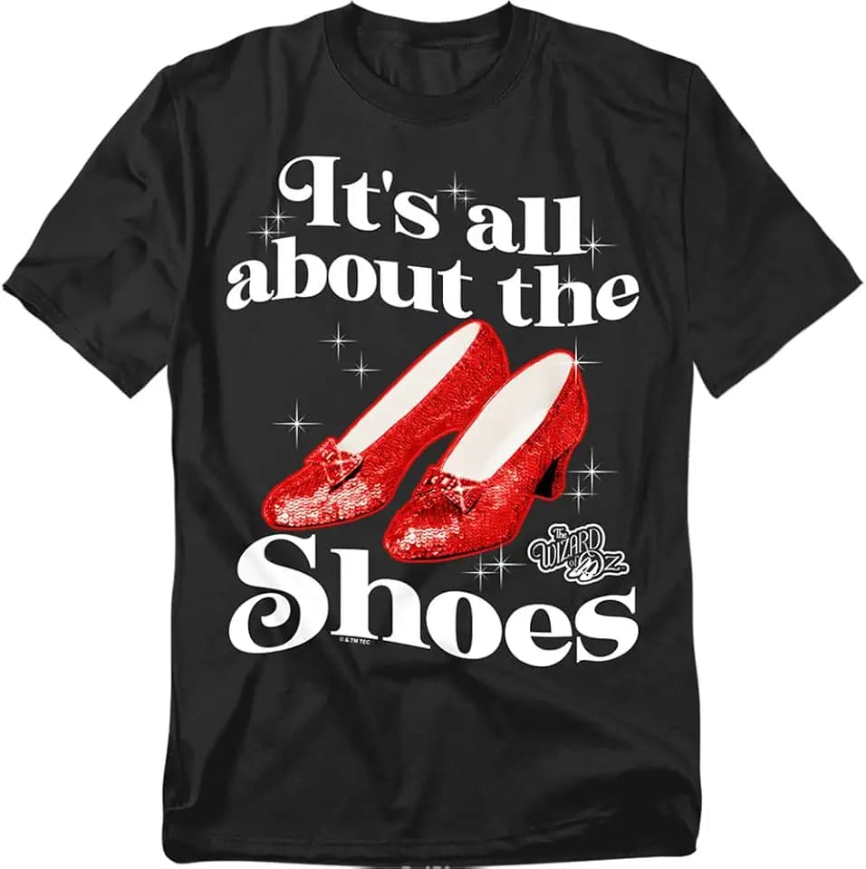 Popfunk The Wizard of Oz All About The Shoes Unisex Adult T Shirt