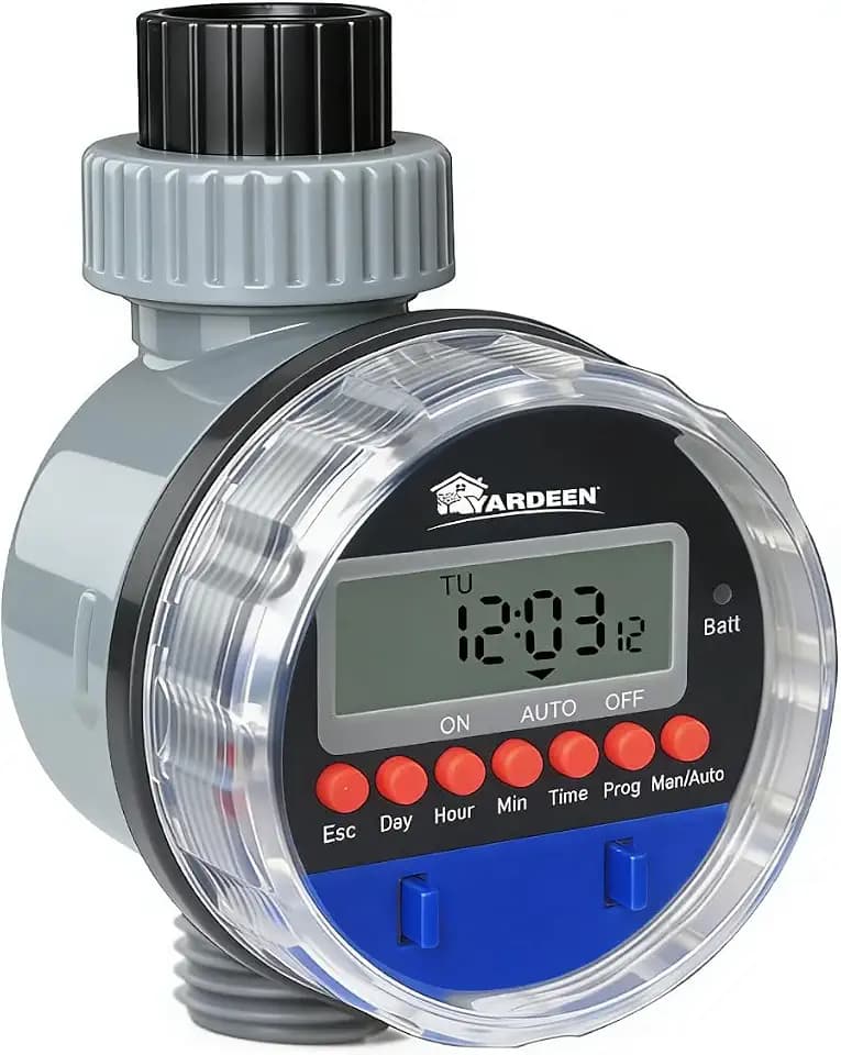 Water Timer Garden Irrigation Controller with 8 Programs for Lawn