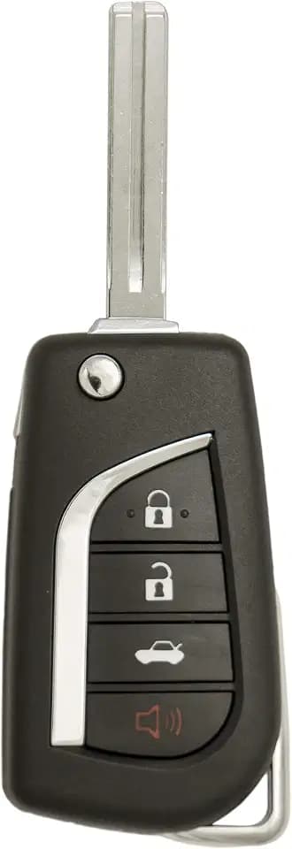 Keyless2Go Replacement for Toyota Camry Remote Flip Key HYQ12BFB 89070-06790 H Chip