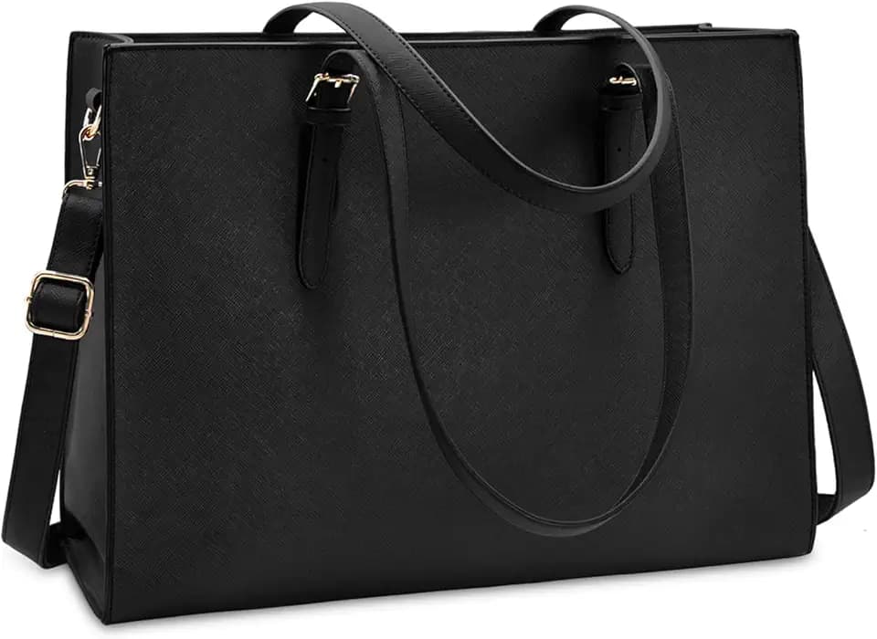 NUBILY Laptop Bag for Women 15.6" Computer Tote Bag Handbag Shoulder Bag