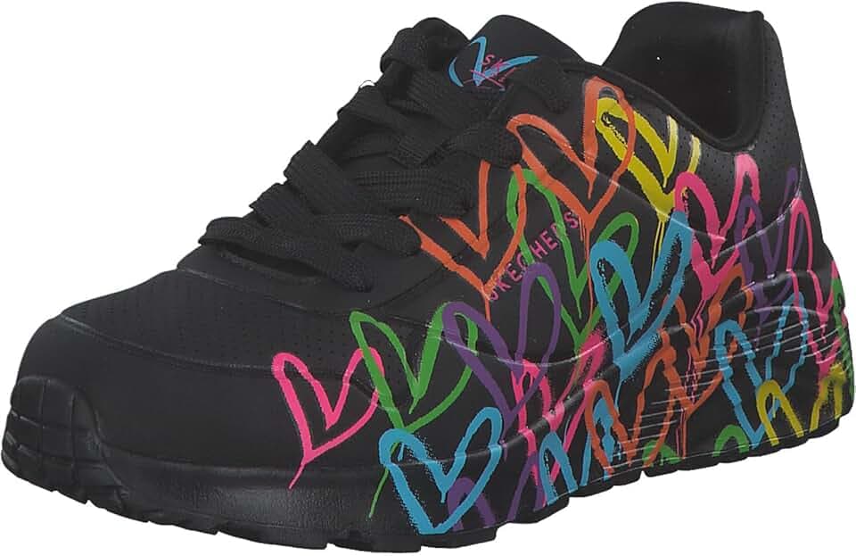 Skechers Girls' UNO Lite Spread the Love
