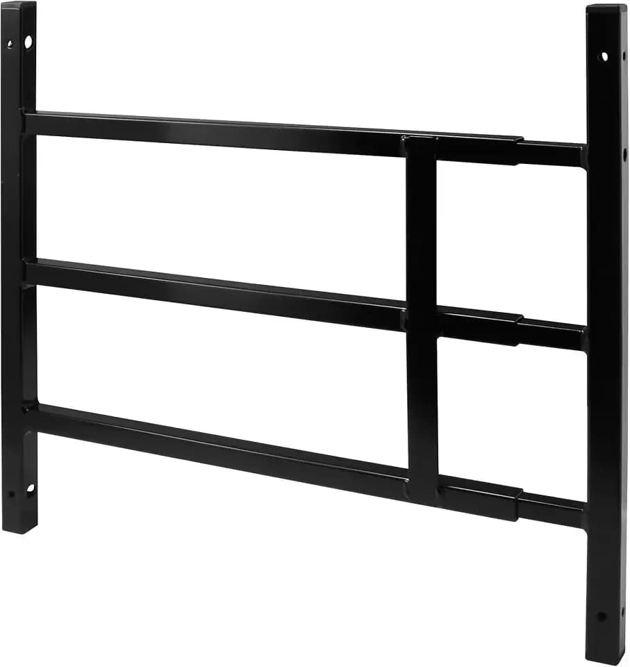 Segal S 4747 Fixed Window Guard – Adjustable Child Safety Window Guard Prevents Accidental Falls, Tamper Resistant Screws Included, Non-Egress, Black, – 15-3/4” to 22” W x 15-1/4 in. H (Single Pack)