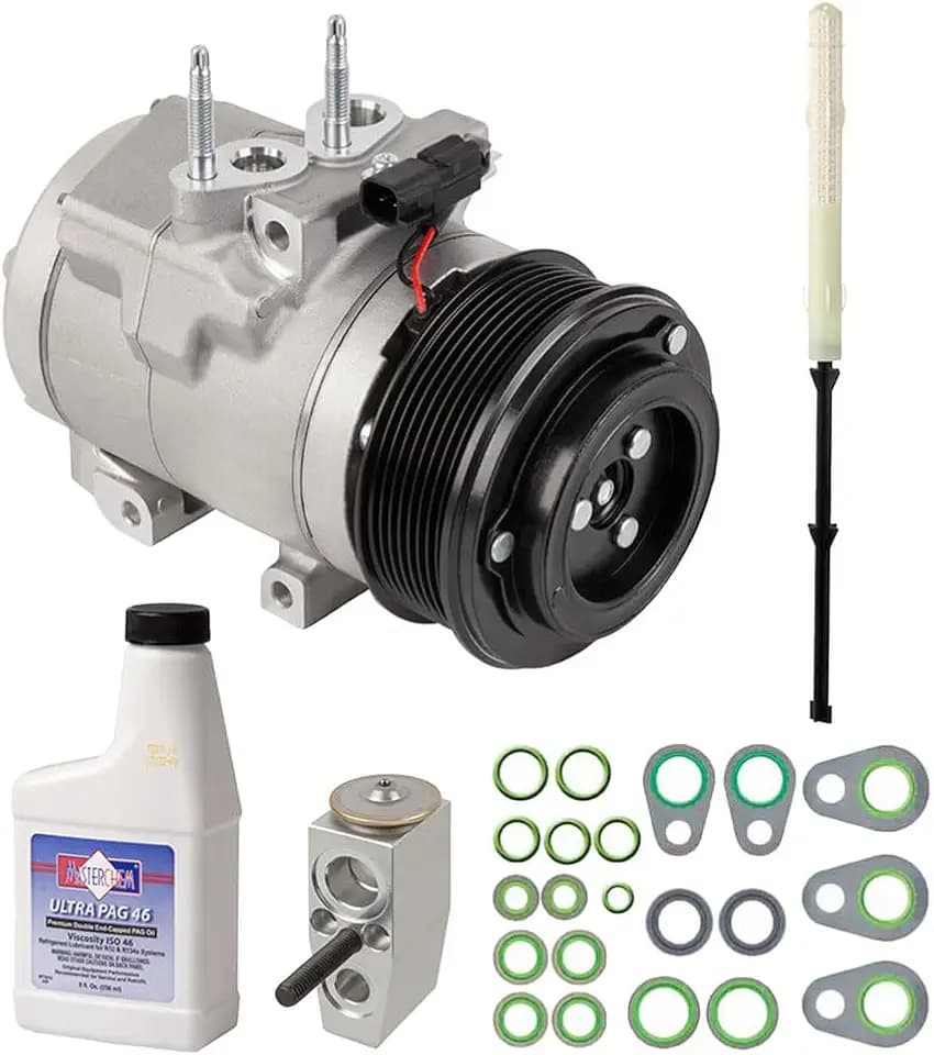 AC Compressor & A/C Kit For Ford F250 F350 F450 F550 F-250 F-350 F-450 Super Duty 6.7L PowerStroke Diesel 2011-2016 - BuyAutoParts 60-82829RK New