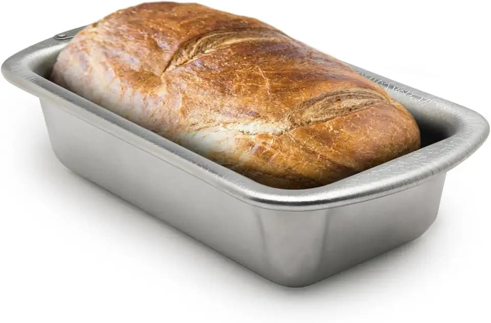 Doughmakers Loaf Pan Commercial Grade Aluminum 8.5" x 4.5"