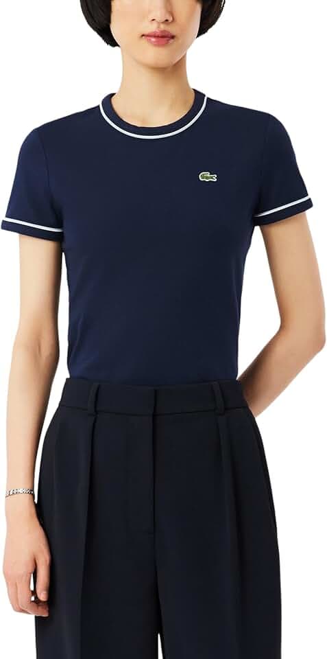 Lacoste Contrast Trim Jersey T-Shirt
