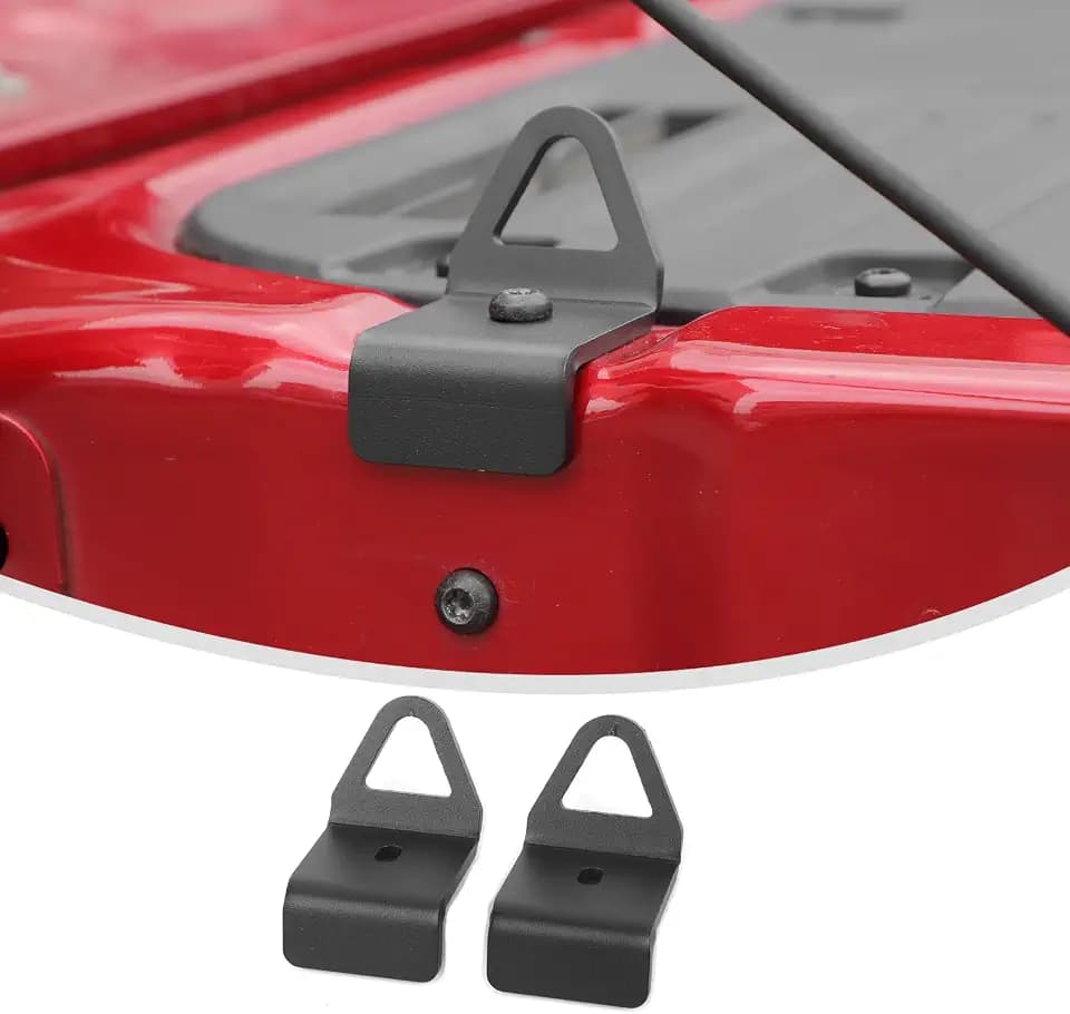 Linskip Tailgate Tie Down Anchors Compatible with 2021-2026+ Ford F150, Heavy Duty Tailgate Bed Assist Rings for F150 Load