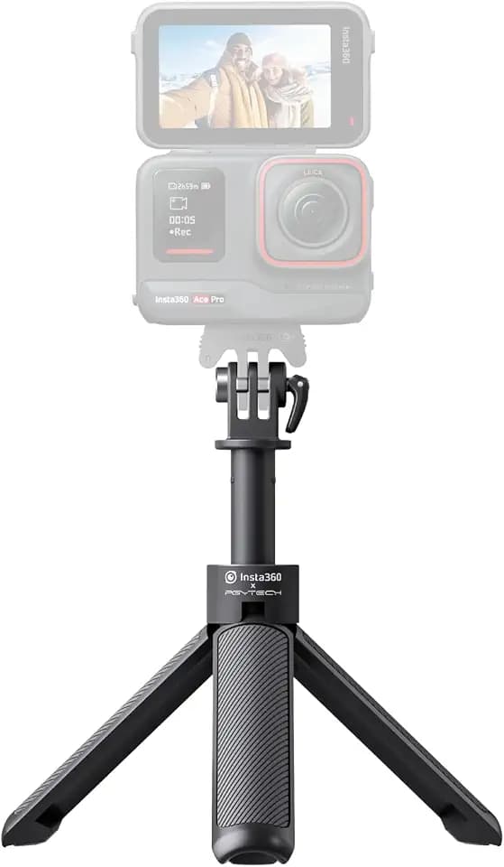 Insta360 2 in 1 Mini-Stativ für GO 3, X3, Link, ONE RS, ONE R, ONE X2, GO 2,ONE X, schwarz