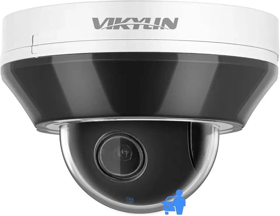 VIKYLIN 8MP 4K Mini PTZ PoE IP Dome Camera Outdoor with 3X Optical Zoom