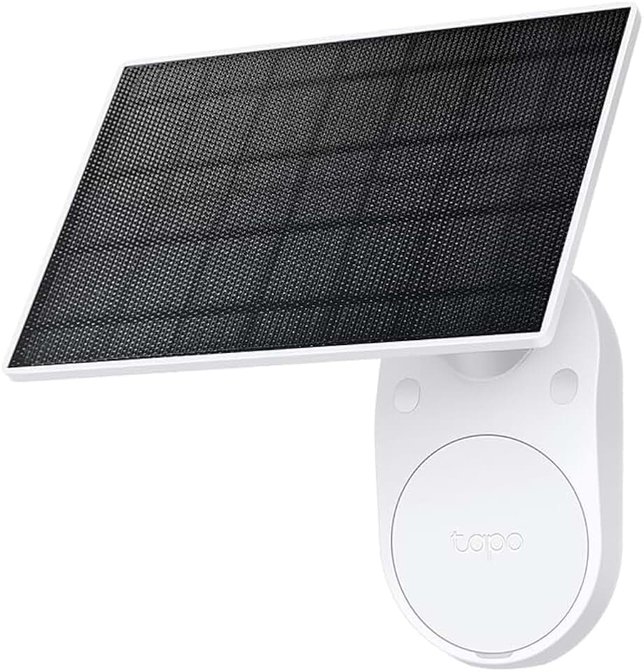 Tapo A201 Solarpanel, Kompatibel mit allen Tapo-Batteriekameras, 4m Ladekabel, Flexibel einstellbarer Winkel, IP65, Max 2,5 W, Typ-C-Anschluss