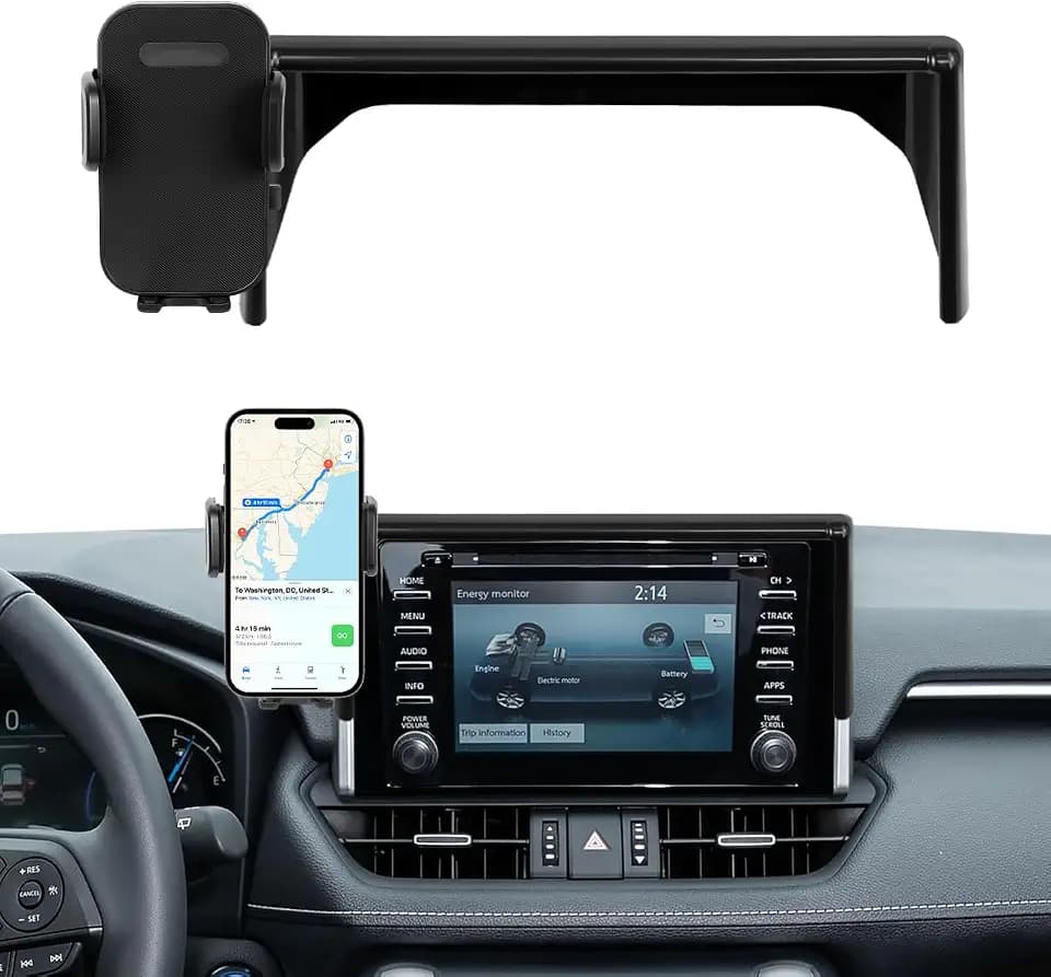 Car Phone Holder Compatible with Toyota RAV4 2019-2025 7/8-inch Screen Screen Fixed Clip, Phone Mount Accessories