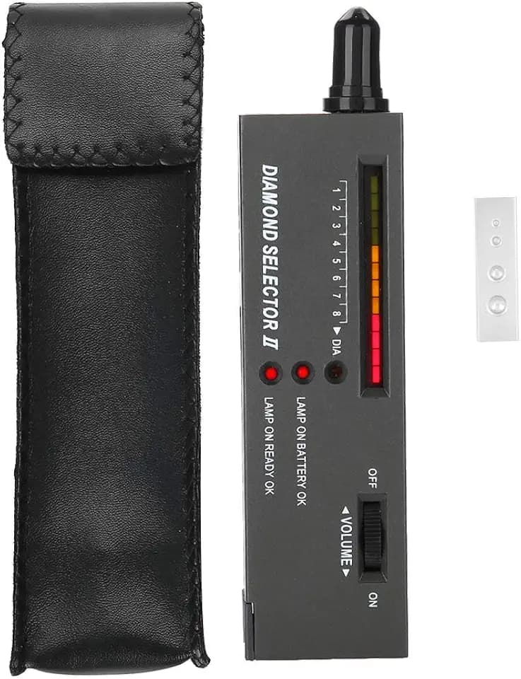 Diamant-Tester, Tragbarer LED-Audio-Diamant-Tester, Schmuck-Edelstein-Selektor, Präzisionswerkzeug mit Testplattform
