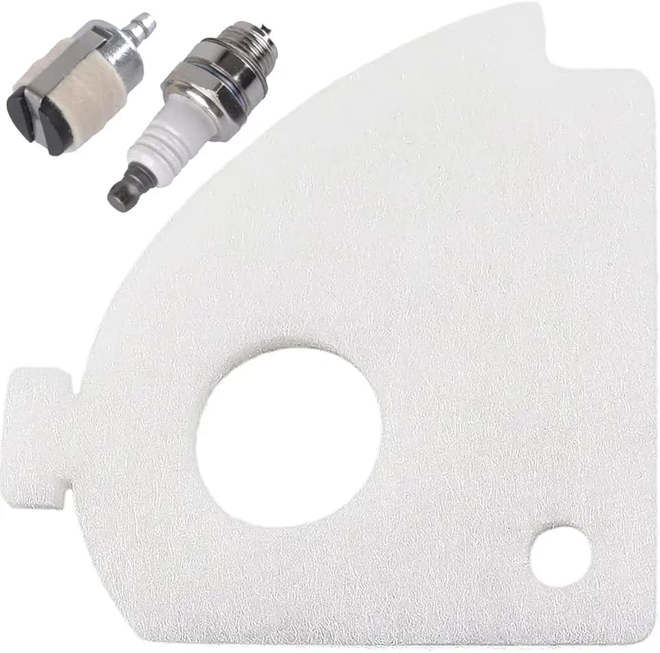 ZAMDOE Luftfilter passend für Dolmar PS-2, PS-3, PS-4, PS-34, PS-36, PS-41, PS-45 Kettensägen mit Zündkerze, Benzinfilter, Ersatz-Luftfilter für Kettensägen