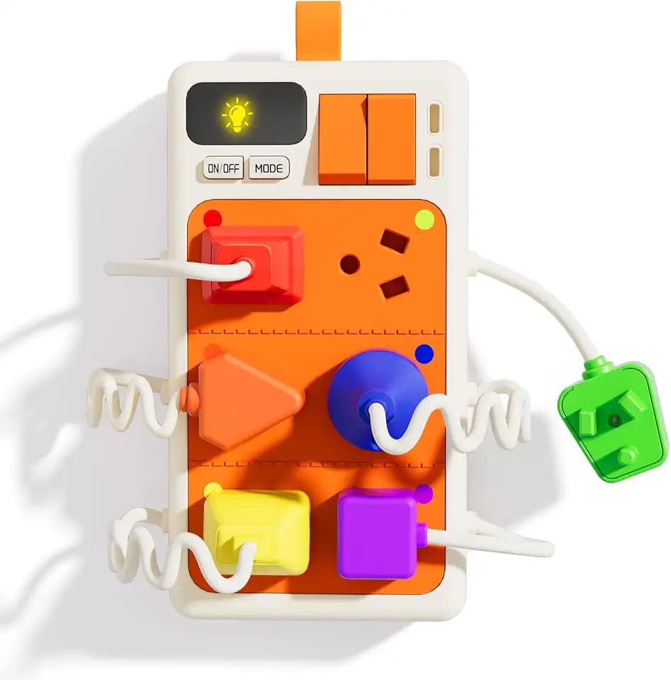 Aprilwolf 9 PCS Sensory Plug Outlet for Toddlers 2-3, Power Strip