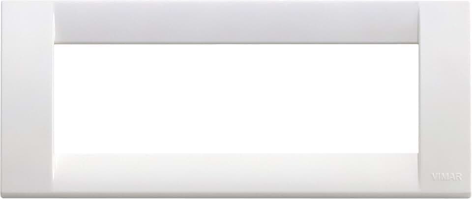 VIMAR SERIE IDEA – Platte Classica 6 Modul Kunststoff weiß glänzend