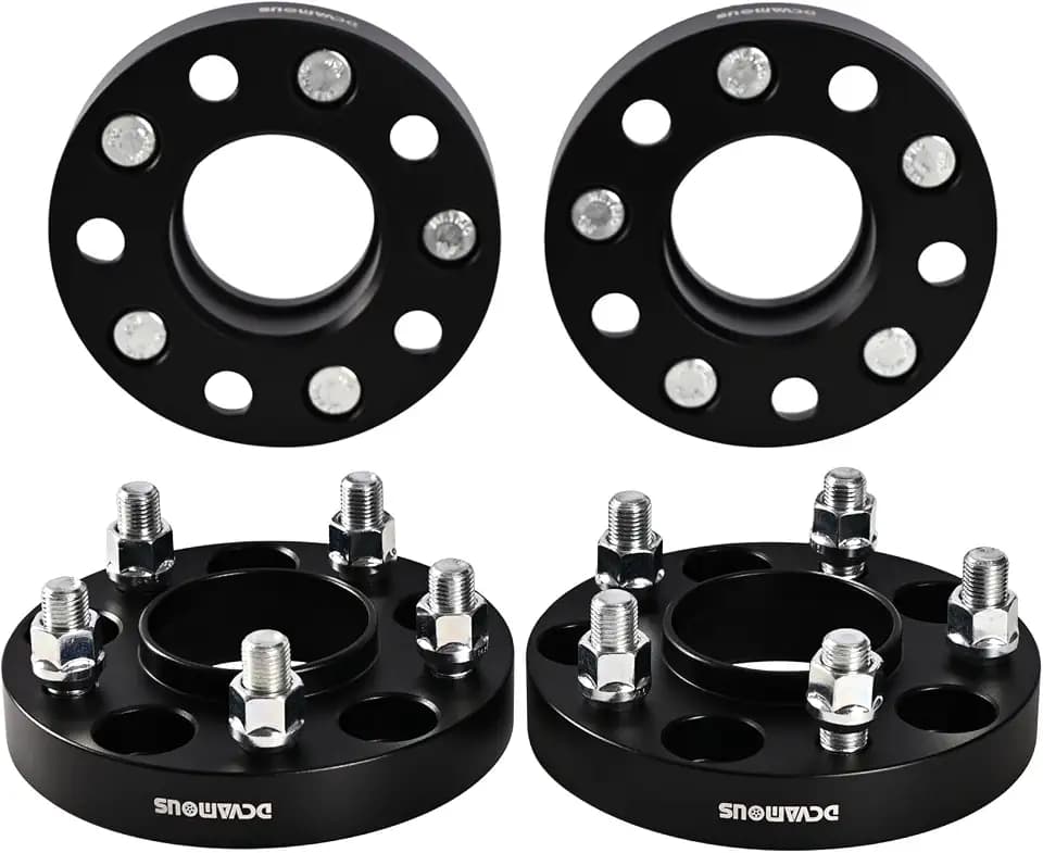 4pc Forged 5x4.75 Hubcentric Wheel Spacers 1.25 Inch Thick with 12x1.5 Stud