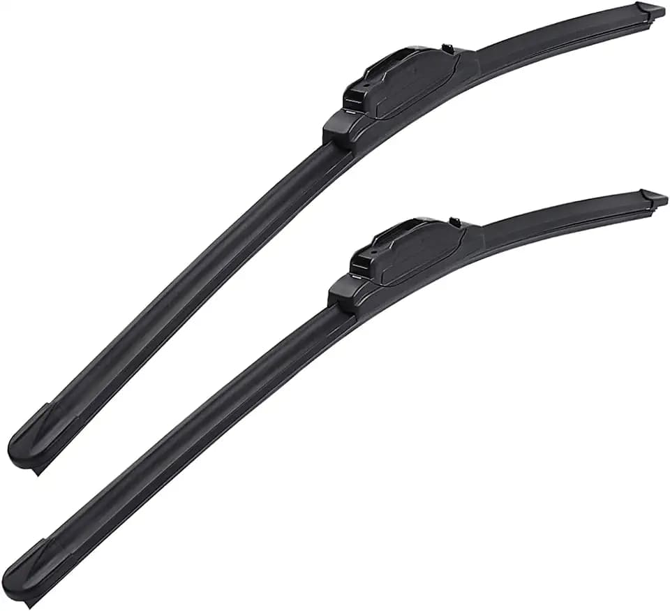 MIKKUPPA 21" + 19" Windshield Wipers Blades Replacement for 2001-2005 Honda Civic, 2004-2009 Mazda 3, 1998-2002 Subaru Forester, U&J Hook All Season Wiper Blades(Pack of 2)