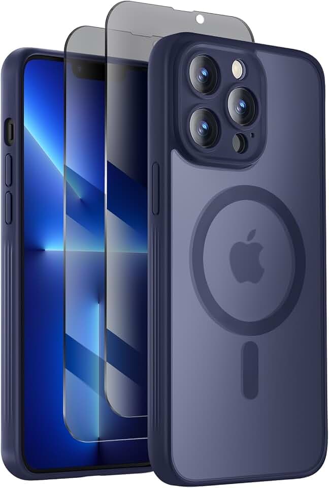 Symcele Designed for iPhone 13 Pro Max Case, Deep Blue
