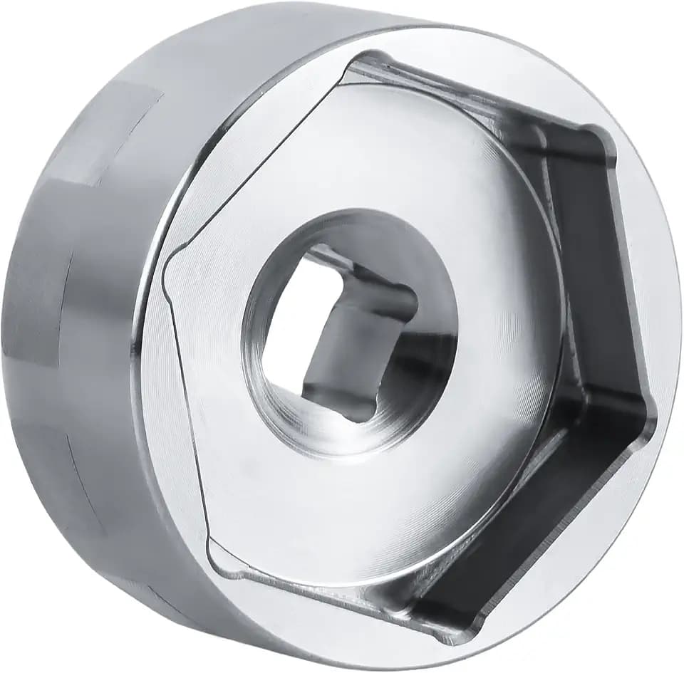 EVRBUL 1-3/8" Motorcycle Front Fork Cap Nut Socket Tool, 35mm 6 Hex Flat Socket Compatible with Harley Sportster Big Twin Motorcycle