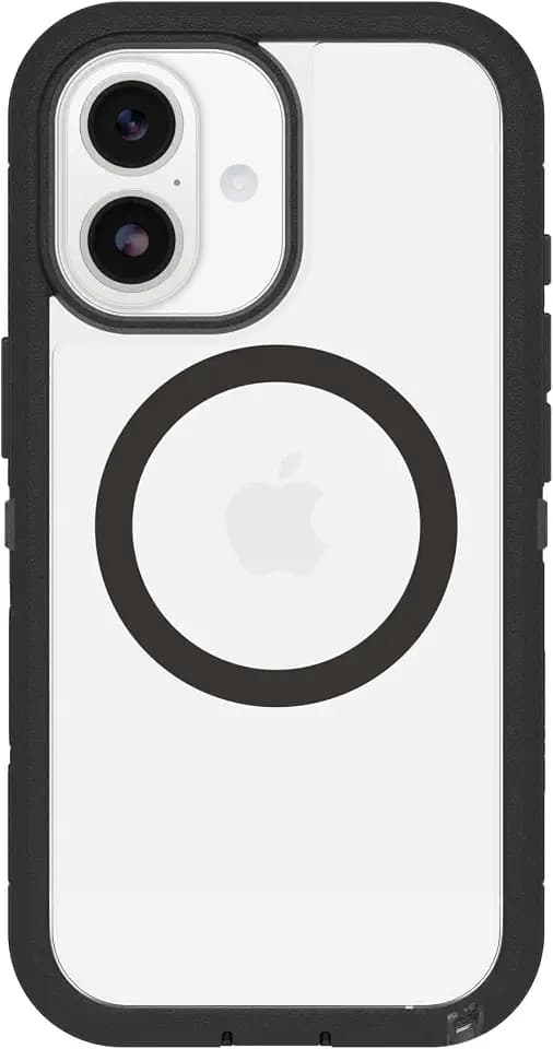 OtterBox iPhone 17 Defender Series Pro XT Clear Case - Dark Side - Black