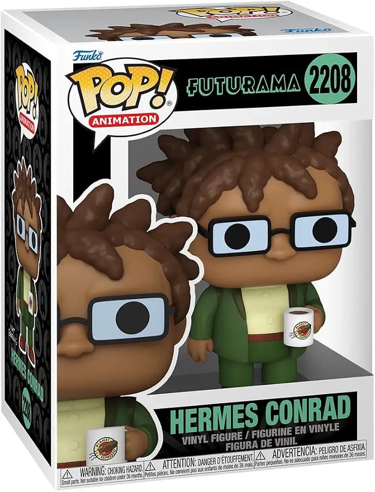 Funko POP! Animation: Futurama - Hermes w/Mug
