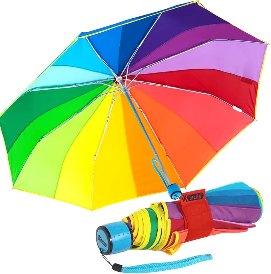 iX-brella Mini Ultra Light - Damen Taschenschirm mit großem Dach - extra leicht