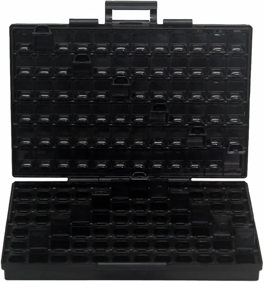 BOX-ALL-AS EGB-sicher Gehäuse für SMD SMT Surface-Mount-Komponenten-Chip Diode Transistor BOX-ALL-AS ESD safe Enclosure for SMD SMT surface mount components chip diode transistor Schiff aus China
