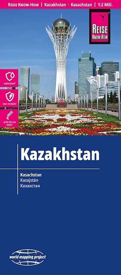 Reise Know-How Landkarte Kasachstan / Kazakhstan (1:2.000.000): reiß- und wasserfest (world mapping project)