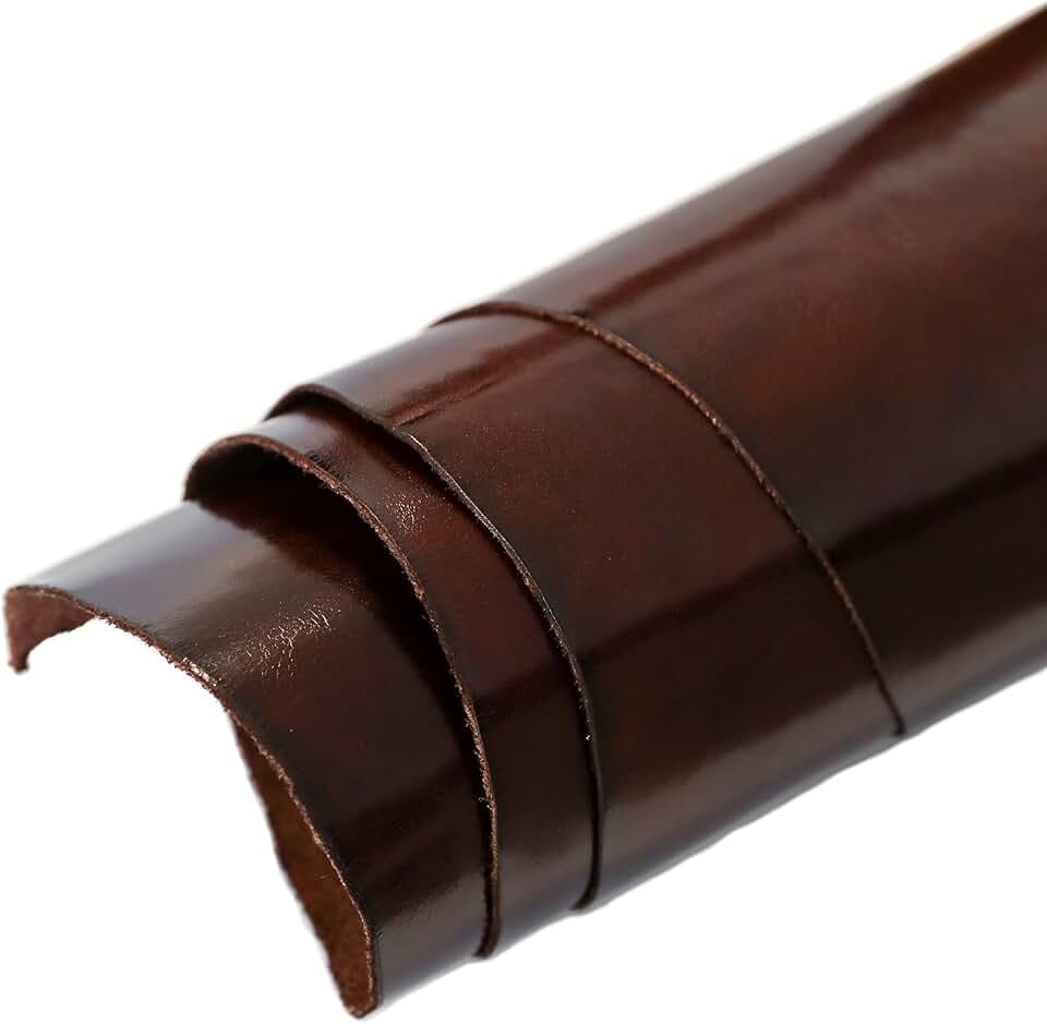 Lederreste, Pflanzlich gegerbt, Vollnarbiges Rindsleder, 1,2-1,6mm (3-4oz) Dicke, für Basteln, Werkzeug, Nähen, Hobby, Werkstatt, Handarbeit